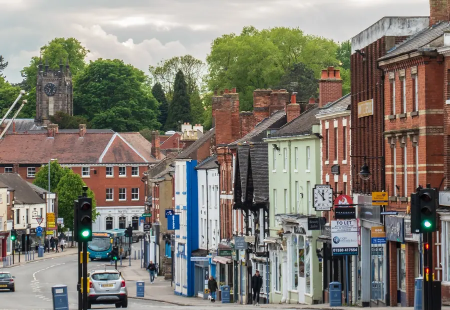 A view of Ashby-de-la-Zouch