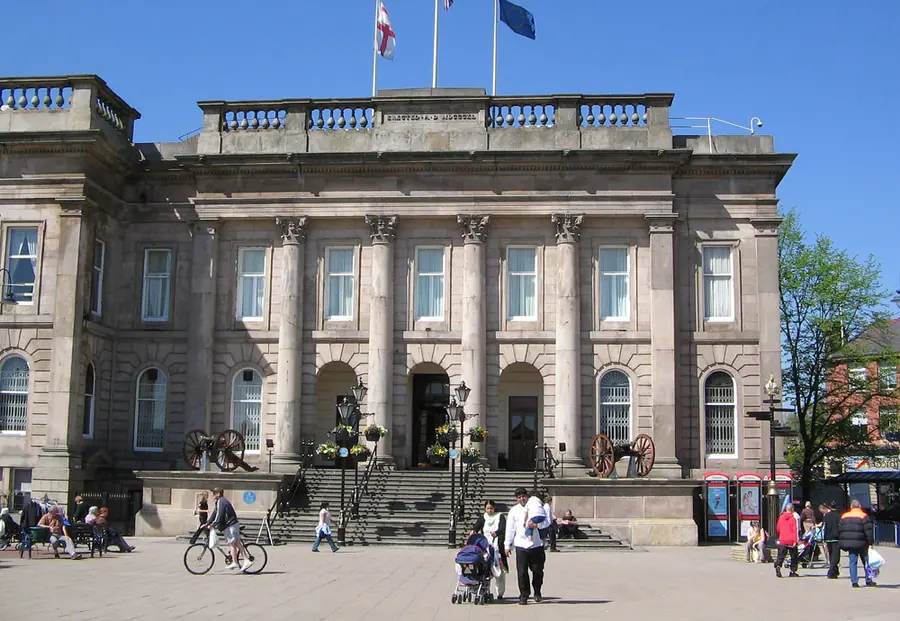 A view of Ashton-under-Lyne