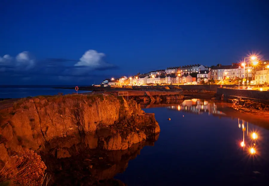The Long Hole at dusk, Bangor, County Down