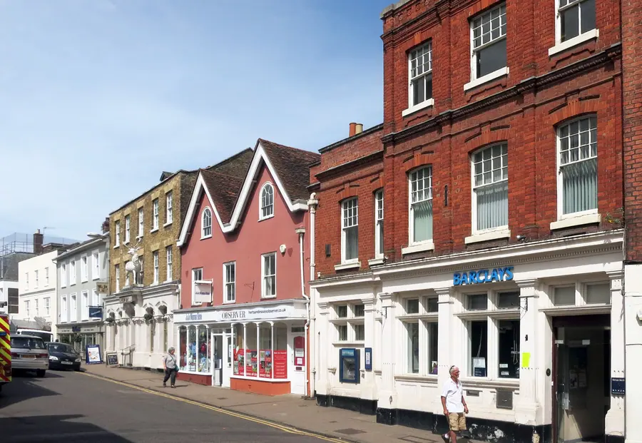 A view of Bishop's Stortford