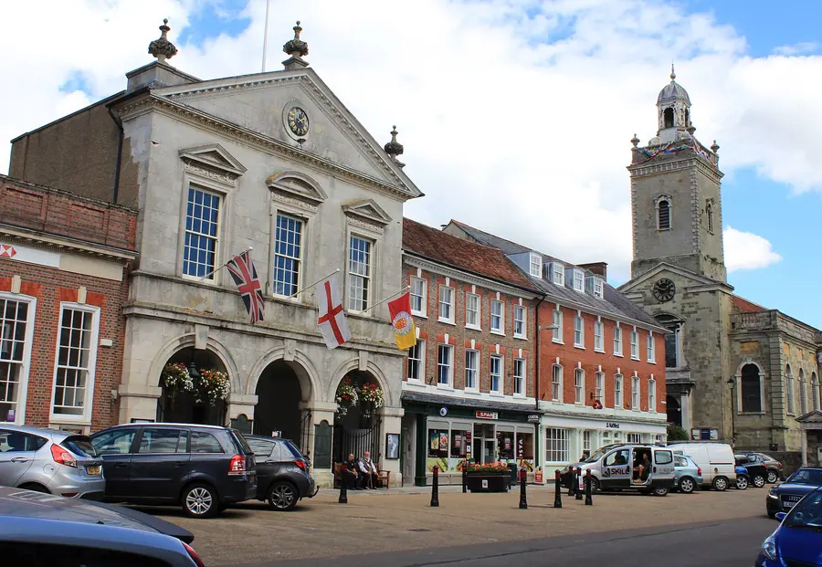 A view of Blandford Forum