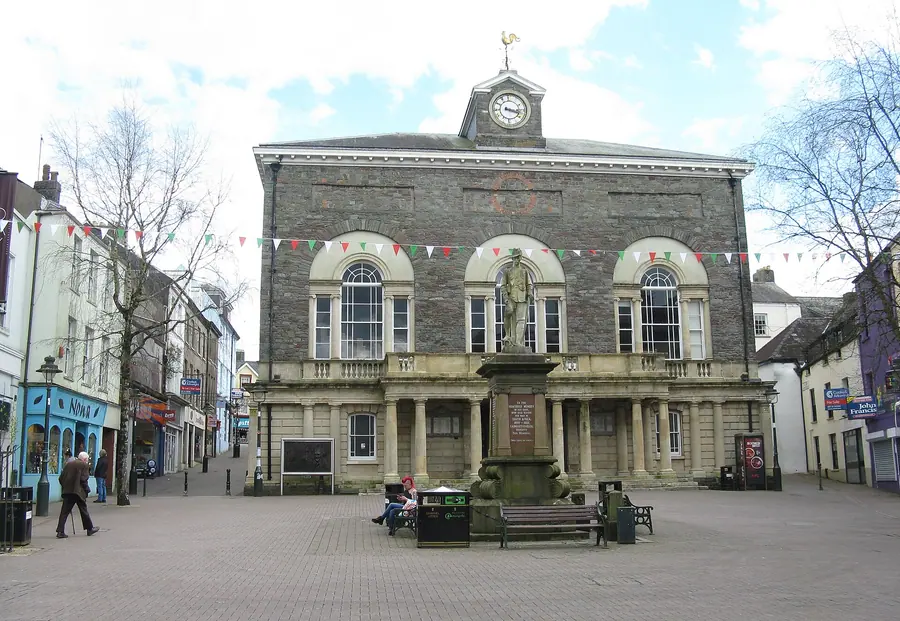 A view of Caerfyrddin