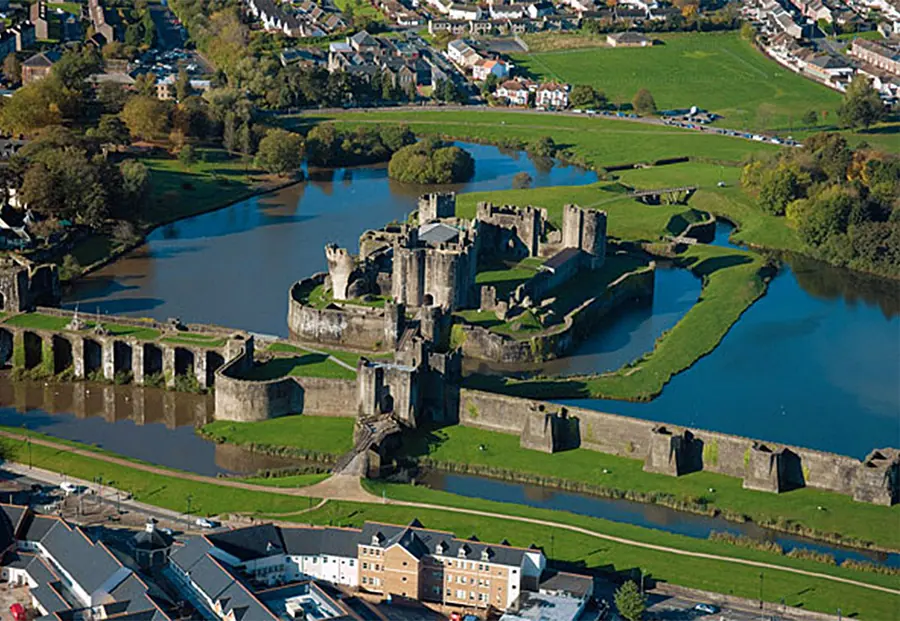 A view of Caerphilly