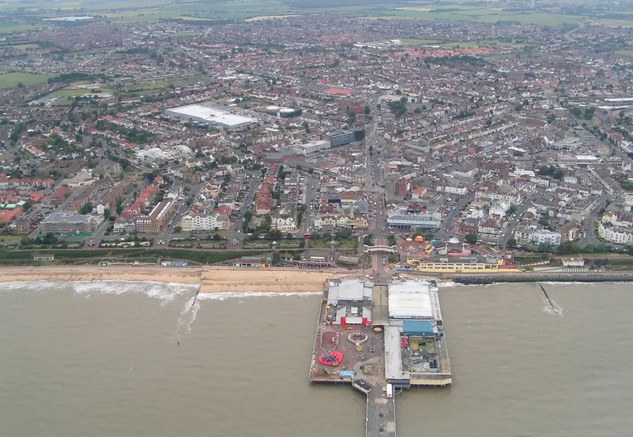 A view of Clacton-on-Sea