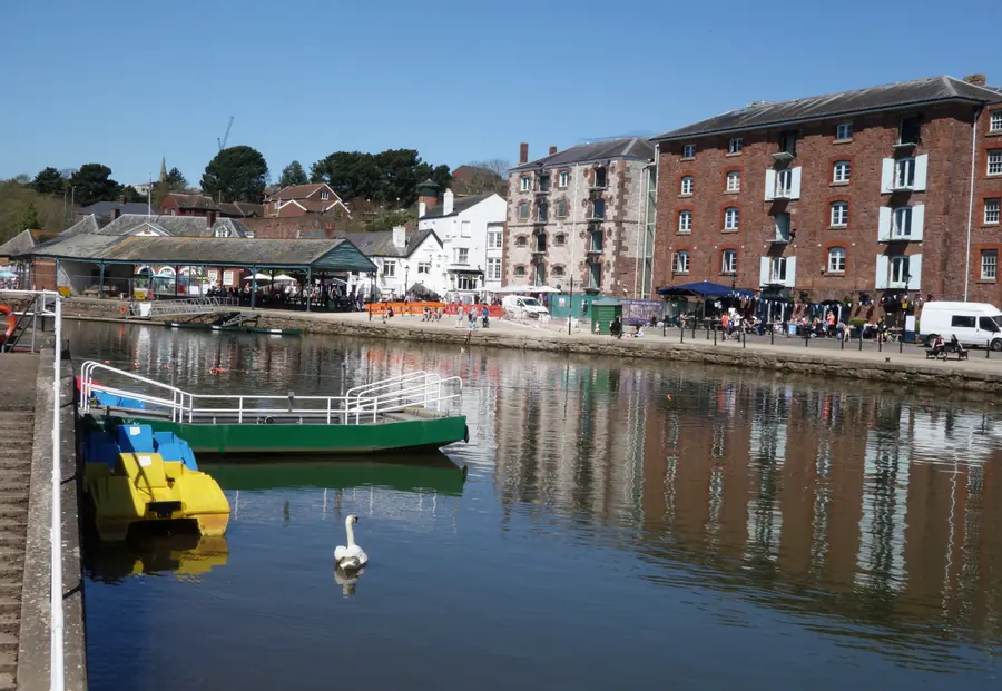 Exeter Quay and the River Exe