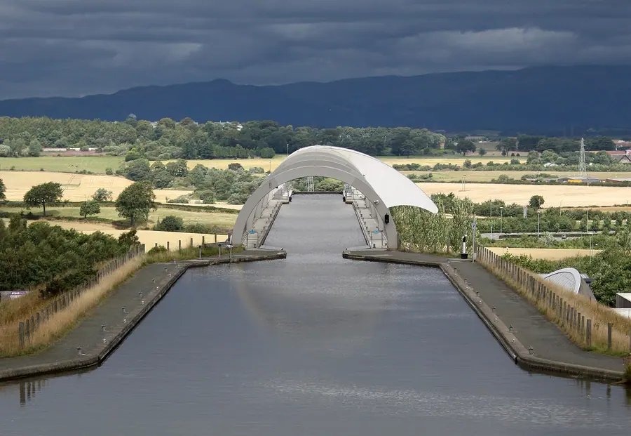 Falkirk wheel   en amont