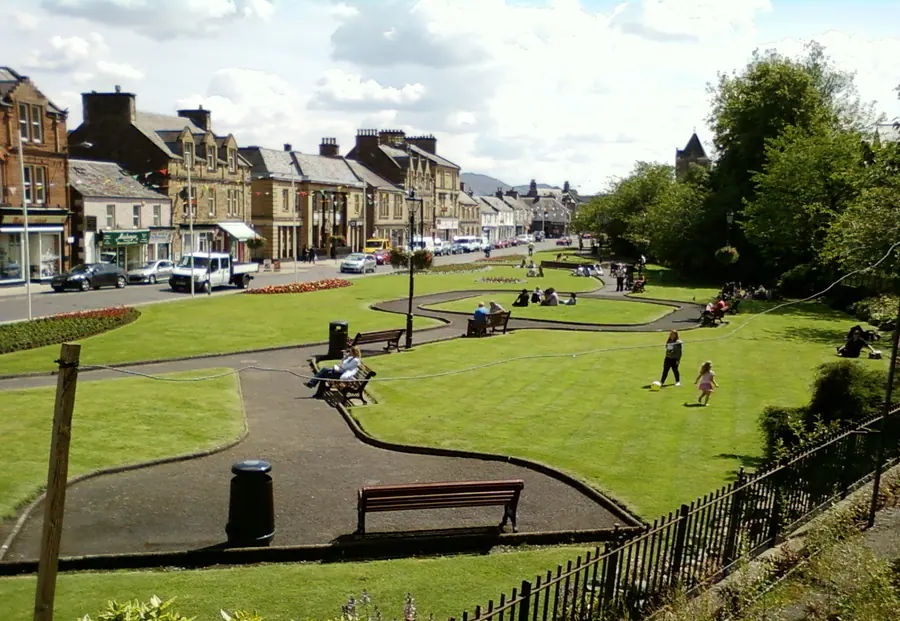 A view of Galashiels