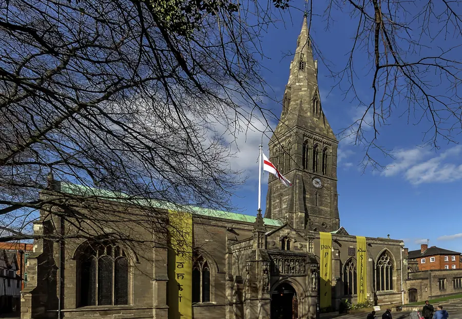 Leicester Cathedral from the gardens