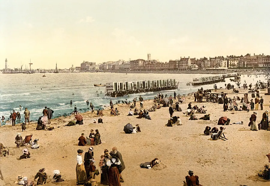 The harbour, Margate, Kent, England, ca. 1897