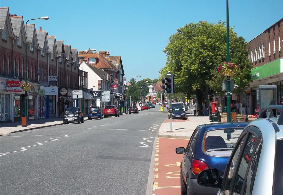 A view of New Milton