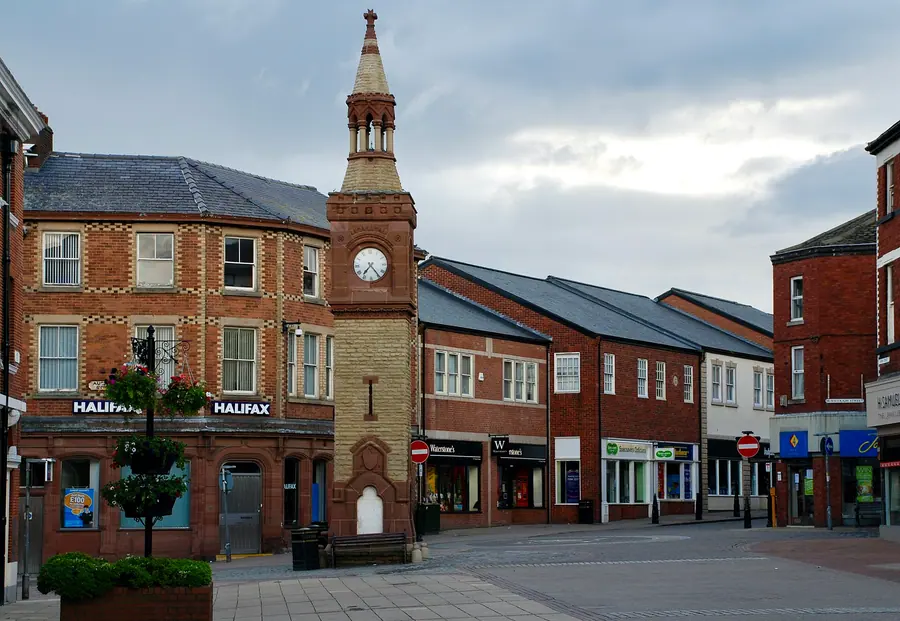 A view of Ormskirk