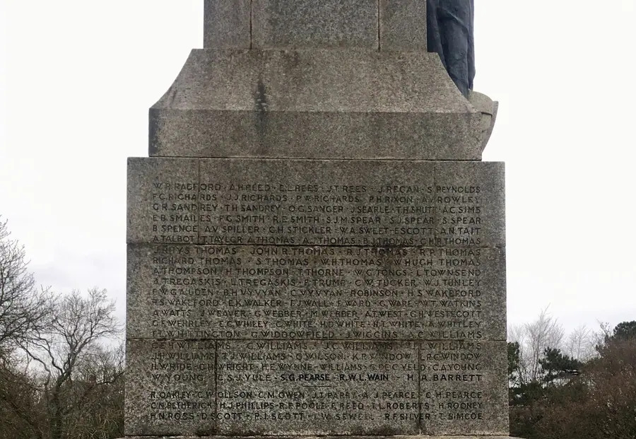Penarth War Memorial, March 2018 03