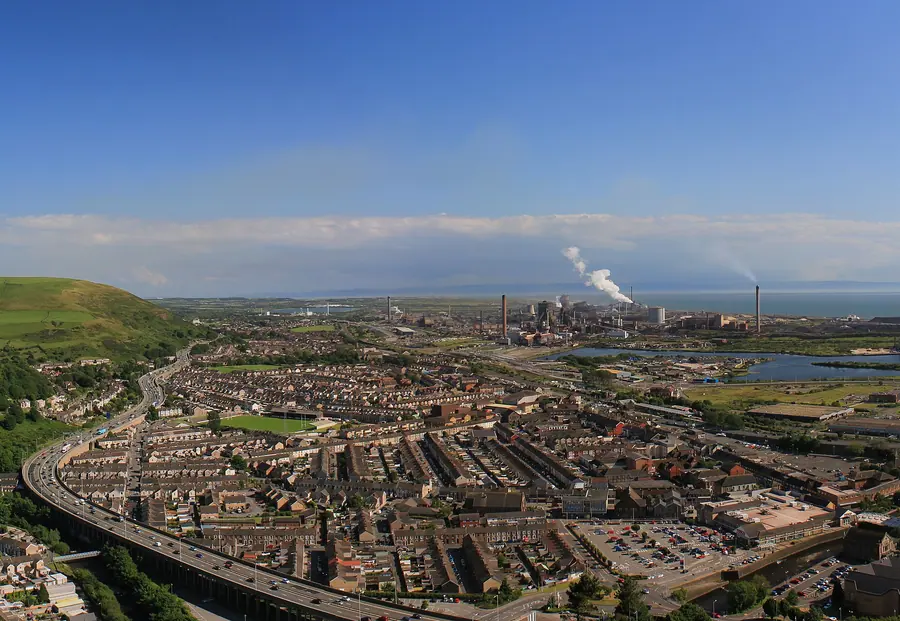 A view of Port Talbot