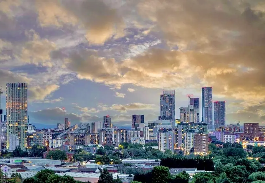 A view of Salford