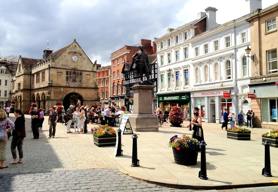 A view of Shrewsbury