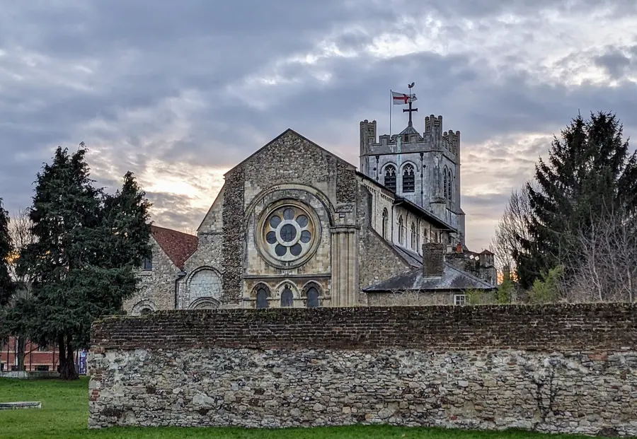 A view of Waltham Abbey