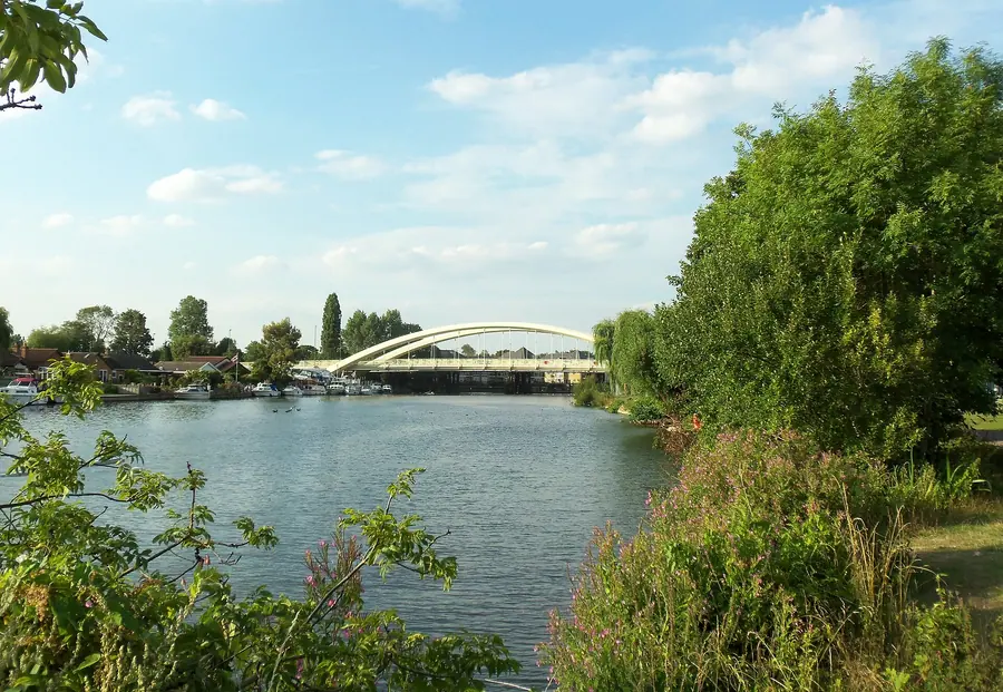 A view of Walton-on-Thames