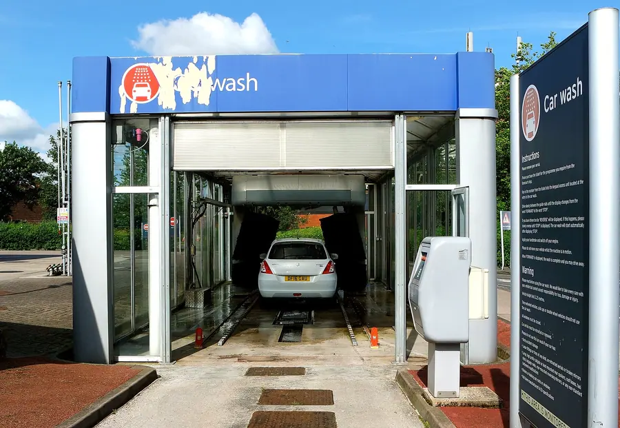 Car Wash, Sainsbury's, Church St. Warrington   geograph.org.uk   5035169