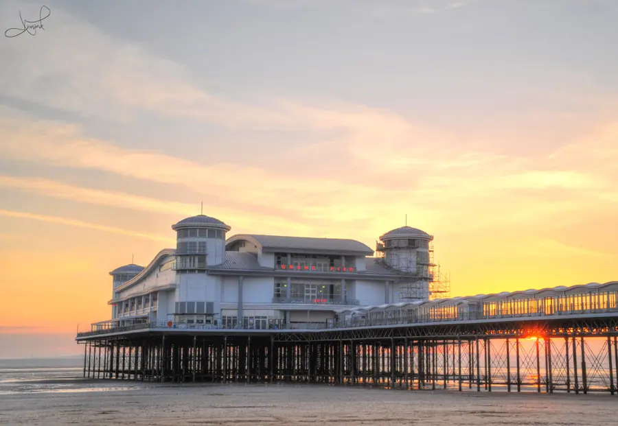 A view of Weston-super-Mare